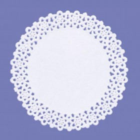 Дантелени салфетки ф12см